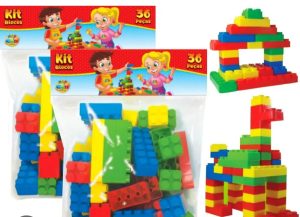 Kit blocos 36 peças