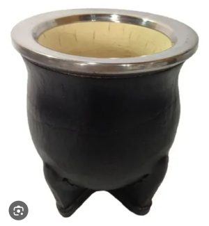 Cuia Chimarrão com Pé X de Porongo