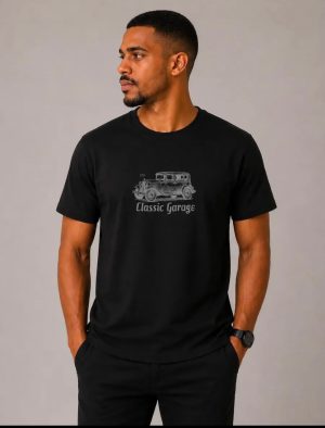 Camiseta Masculina Gola Redonda